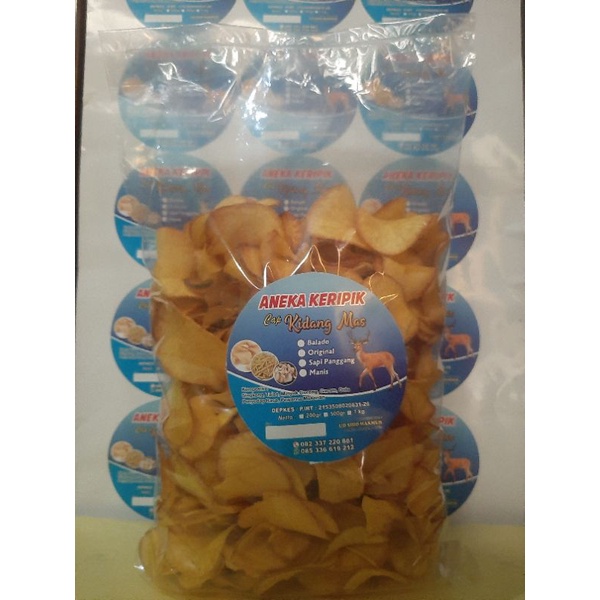 

Singkong ori (asin) 500gr