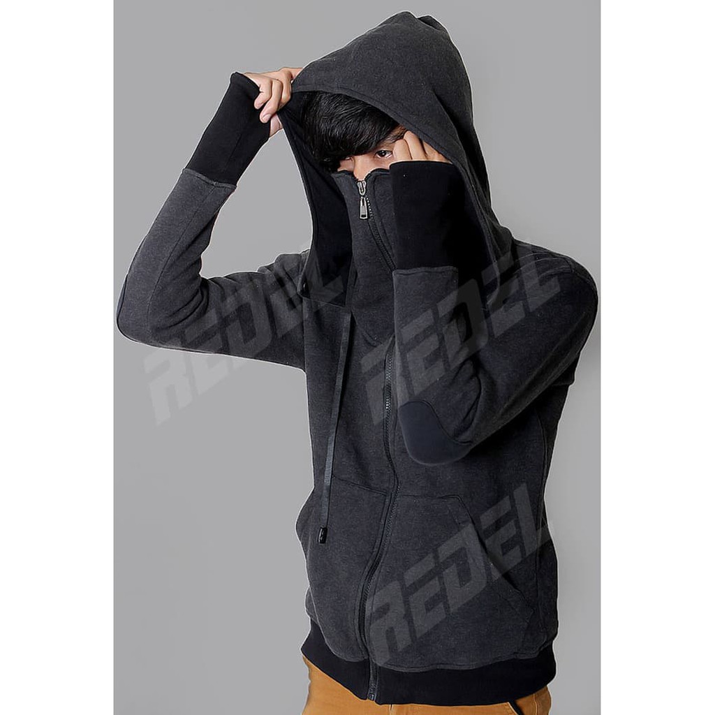 Sweater Pria Round Neck Lengan Panjang Motif Bordi fashion T0Z7 Jaket Korea Ninja Murah Haraju