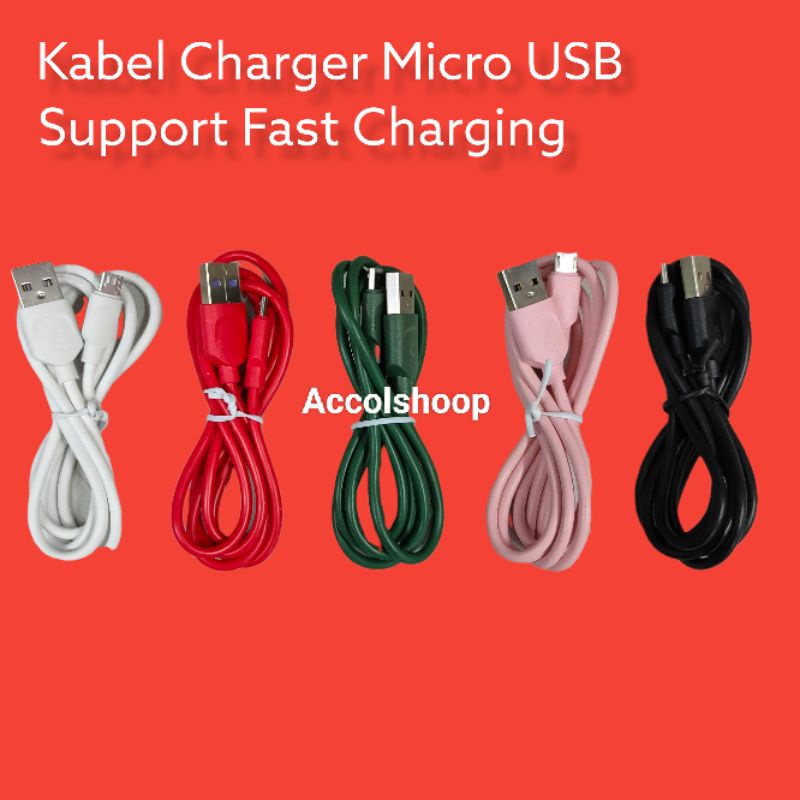 [1Pcs] Kabel Data Vizz CD30 Fast Charging Micro USB 3A