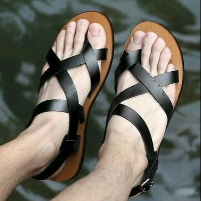 Sendal Pria / Sendal Gladiator / Sendal Pria Kulit / Sendal Pria Kasual