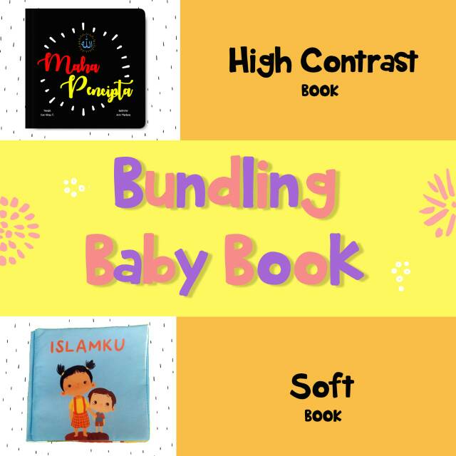 Bundling Baby Book High Contrast dan Soft Book