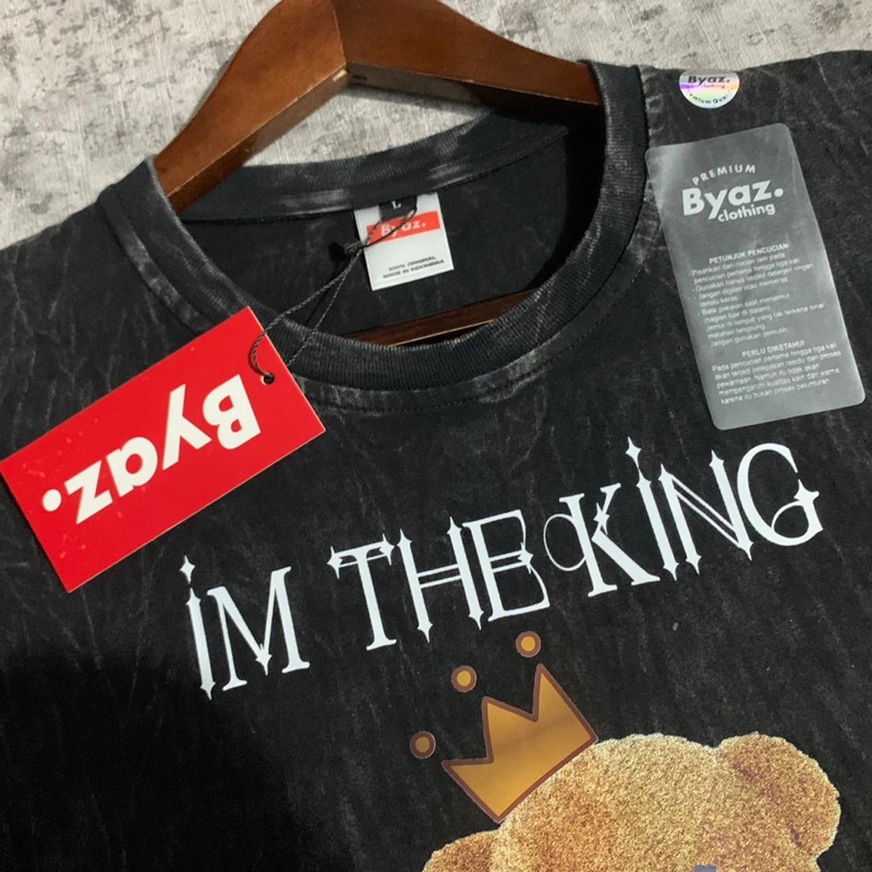 T shirt BYAZ I’m The King Washing