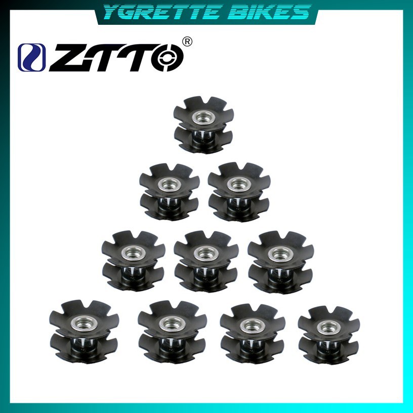 YGRETTE - 1PCS ZTTO JANGKAR STAR NUT NUTS HEADSET SEPEDA FORK GARPU BINTANG