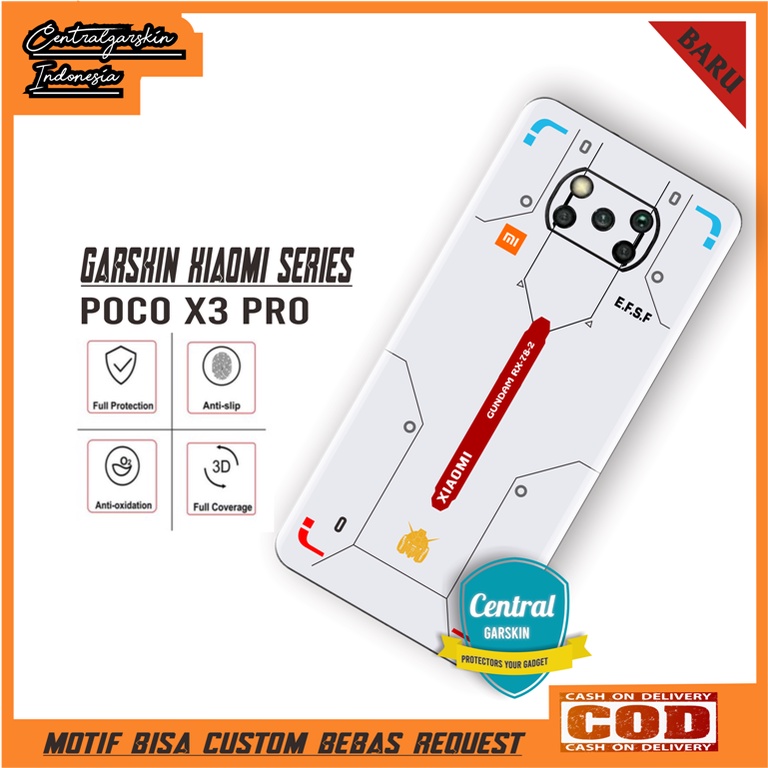 Garskin Poco X3 Pro - gundam FULL BODY