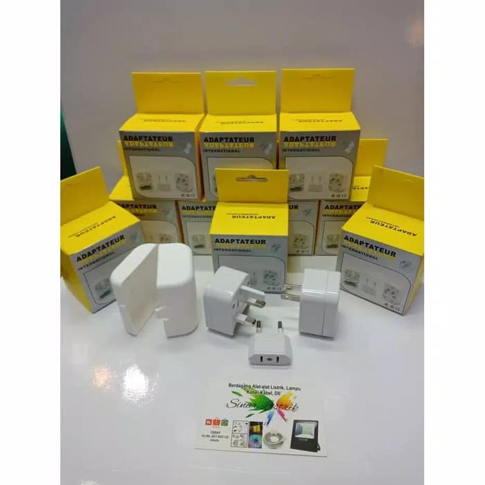 STEKER Universal Travel Adaptor Converter Listrik TerMurah