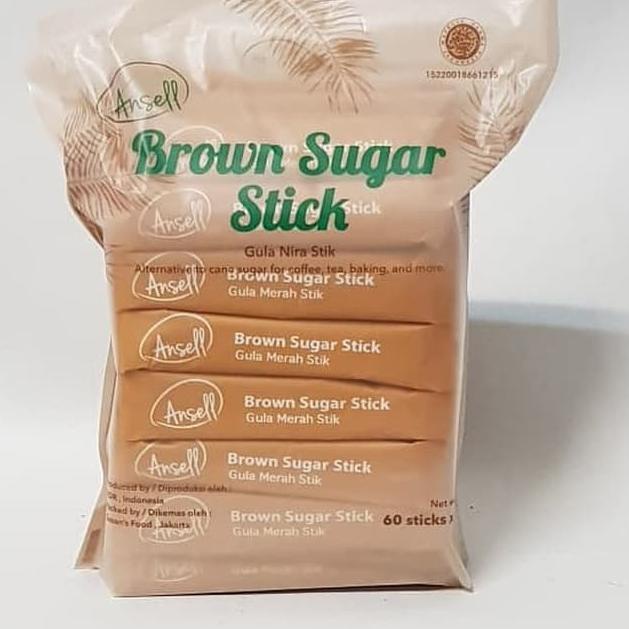 

빠 ANSELL BROWN SUGAR STICK / GULA NIRA 60 STICKS @ 8 GR Trendy