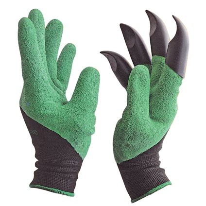 Garden Genie Gloves Sarung Tangan Yang Dirancang Khusus Untuk Berkebun Tanaman Bahan Karet Tahan Air