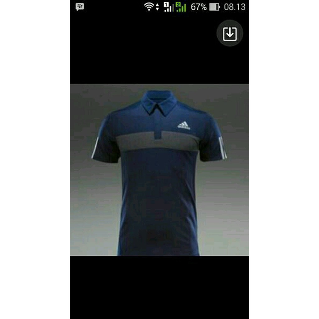 Polo Shirt  ADIDAS STRIP  Kaos Kerah  Big Size  Kaos Besar  Kaos Jumbo  XXL 2XL  XXXL 3XL  XXXXL 4X