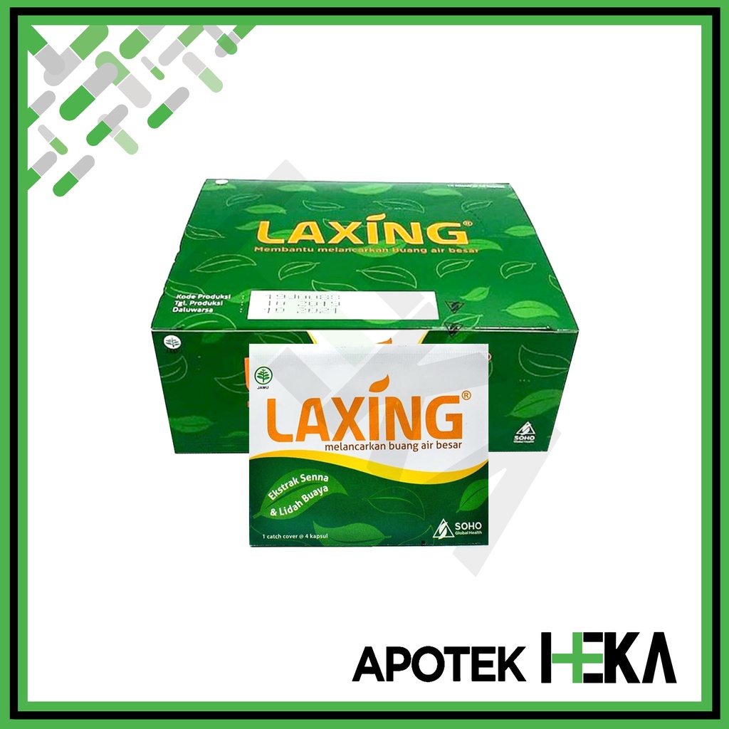 Laxing Box isi 25x4 Tablet - Melancarkan BAB (SEMARANG)