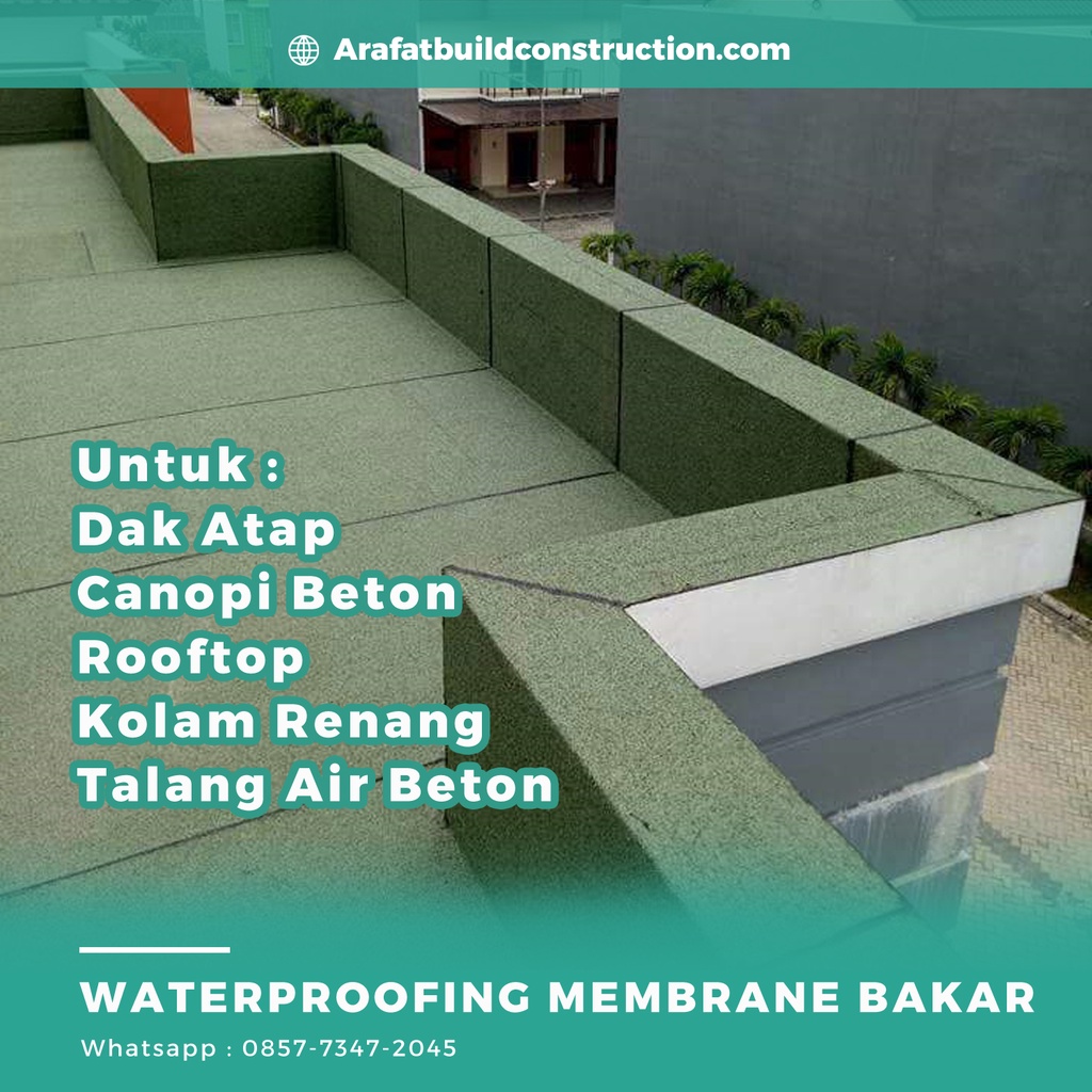 Waterproofing Membrane Bakar Anti Bocor