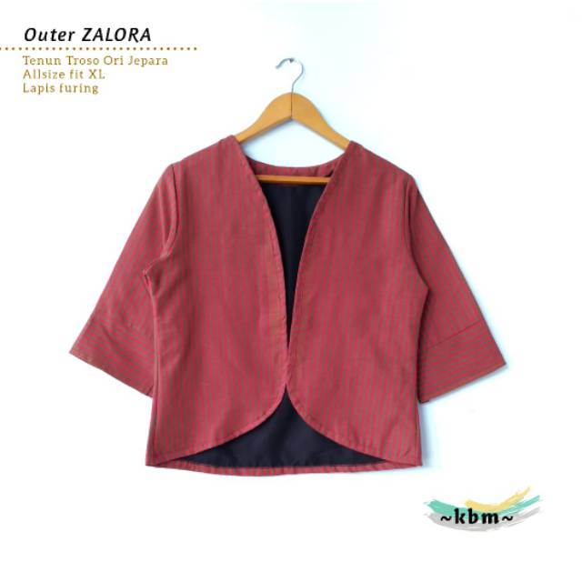 Outer zalora tenun Lapis puring