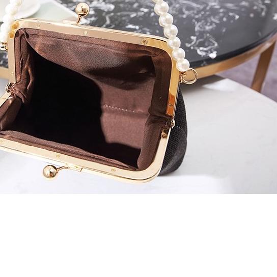 ● PX 780 Tas Wanita Terbaru Kekinian - Tas Selempang Pesta Elegan - Free Tali Pendek Mutiara ➩