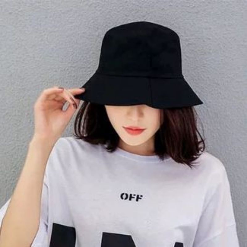 (SYA92) TOPI BUCKET POLOS // TOPI BUCKET HATS KOREA TERBARU