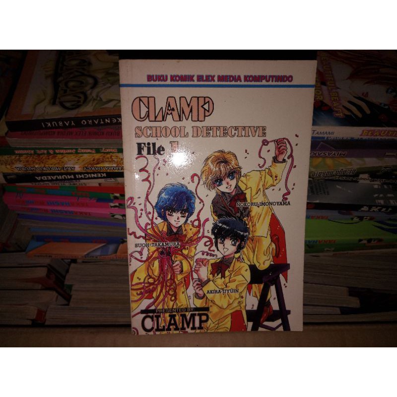 komik bekas clamp school detective file 1