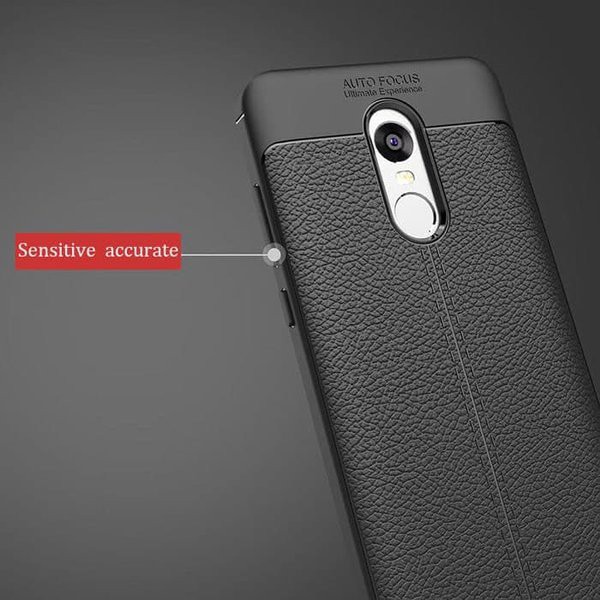 Case Auto Focus Softcase Casing for Xiaomi Redmi Note 3 / 3 Pro - Hitam + Free Tempered Glass