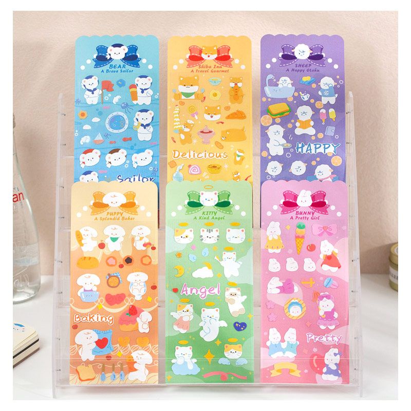 

Little Dreamer Animal Diary Deco Stickers / Stiker Dekorasi