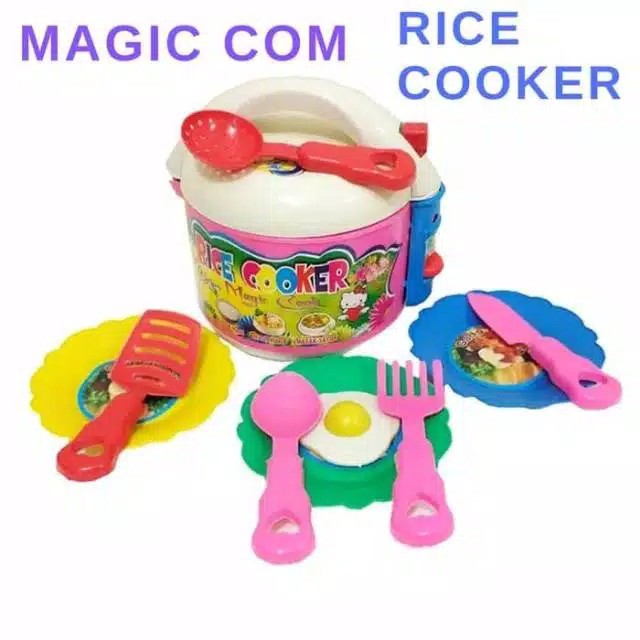 Mainan Rice Cooker Magic Com Dan Peralatan Makan