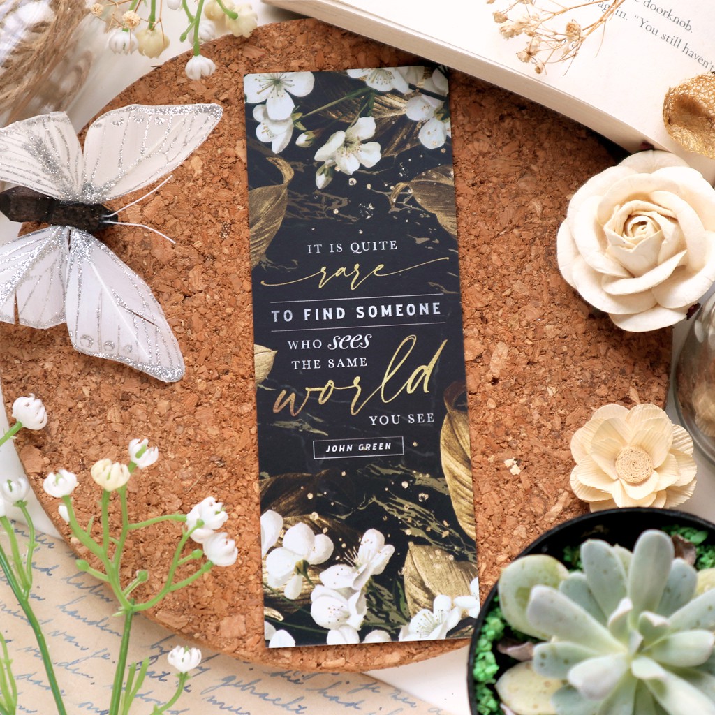 

Quite Rare (John Green) - bookmark / postcard / print