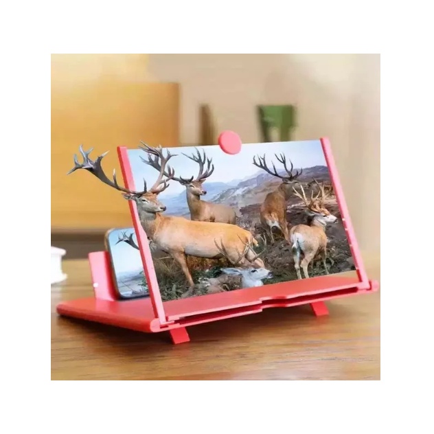 [✅COD] Pembesar layar hp smartphone handphone kaca nonton film video bioskop enlarge screen 3D F3