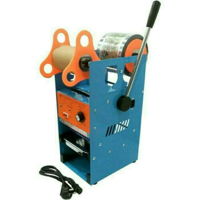Cup sealer + plastik / mesin press tutup gelas