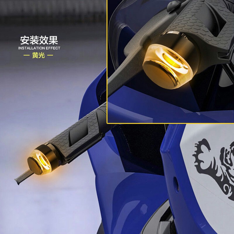 Lampu Jalu Stang / Setang Motor / Lampu Sein Setang Motor