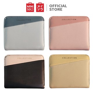 Miniso Official Dompet Pendek Wanita Seri Colorblock 