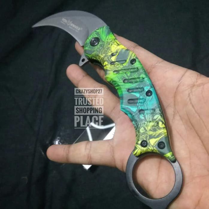 Belati Karambit Fox Fa33 Belati Lipat Karambit Fox