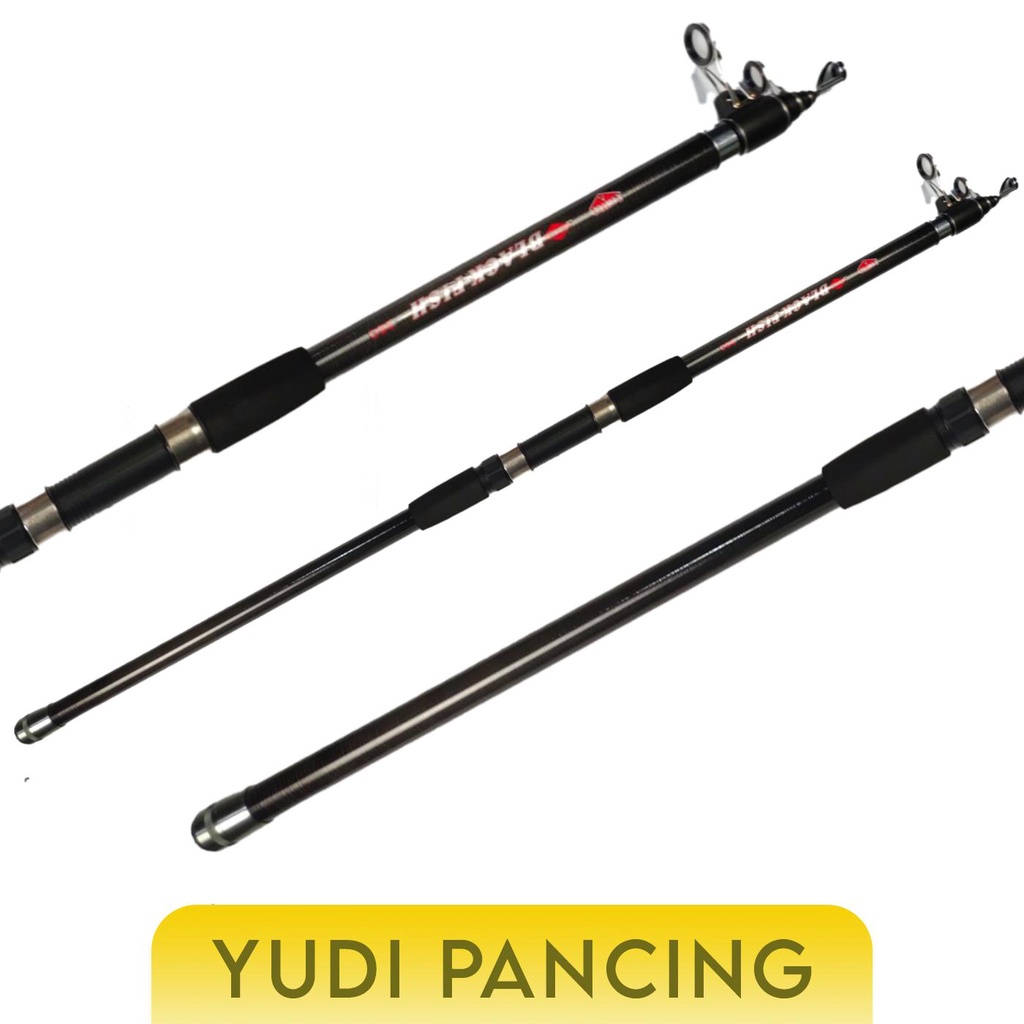 Joran Pancing Surf Laut Aiwa Black Fish 300 360 390 420 450 cm
