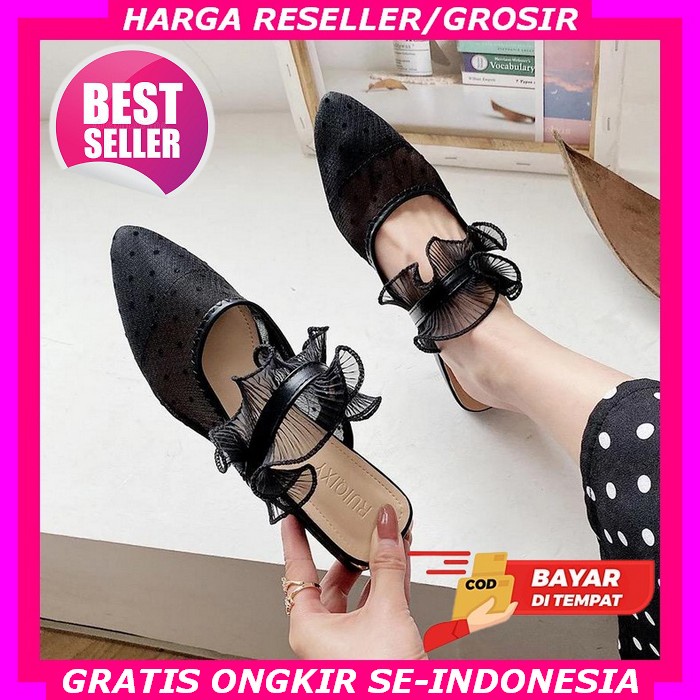 Sandal Wanita Terbaru 2021 Kekinian Heels Andin Korea Modern Style Harga Murah Kwalitas Oke Ikatan C