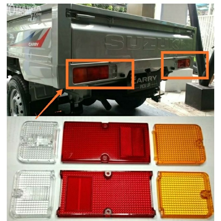 KACA MIKA LAMPU STOP STOPLAMP SUZUKI CARRY FUTURA KATANA ATAU CARRY 10 ATAU CARRY 1000 ATAU CARRY BA