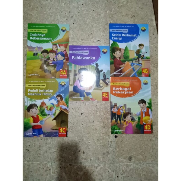 Buku Tematik Yudhistira SD/MI  kelas 4 A, B, C, D, E Penerbit Yudhistira
