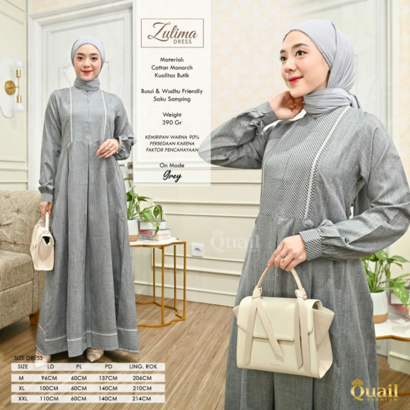 Gamis Wanita Quail Zulima Dress