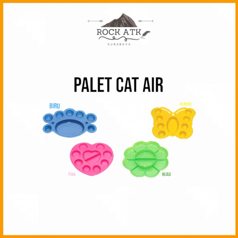 

Palet Lukis Piring cat air / Tempat cat air plastik (PCS)