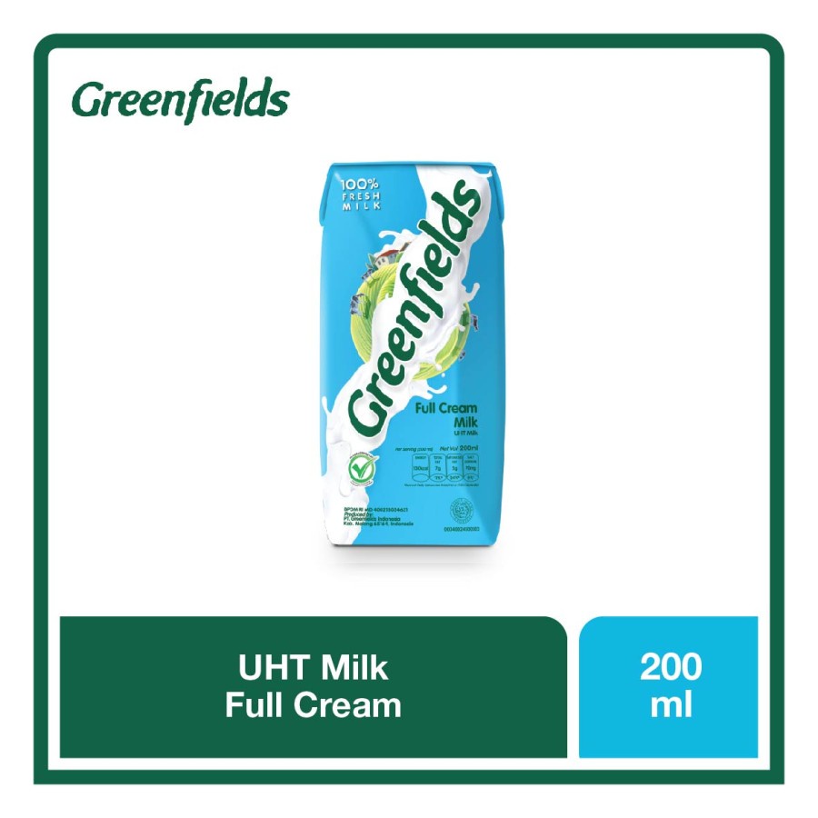 

Greenfields UHT Full Cream 200 ml