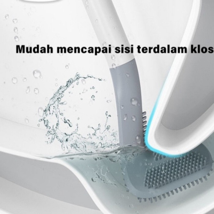 Sikat WC GOLF Silikon Brush Toilet Sikat Pembersih Kamar Mandi