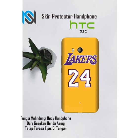 Isi 2pcs Garskin Hp HTC U11 Motif Logo Free Custom Motif (Bisa COD)