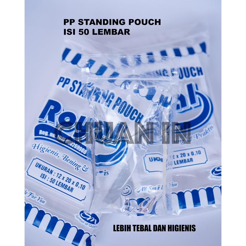 PP Standing Pouch 12 x 20
