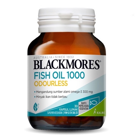 BLACKMORES Odourless Fish Oil - Minyak Ikan Omega 3