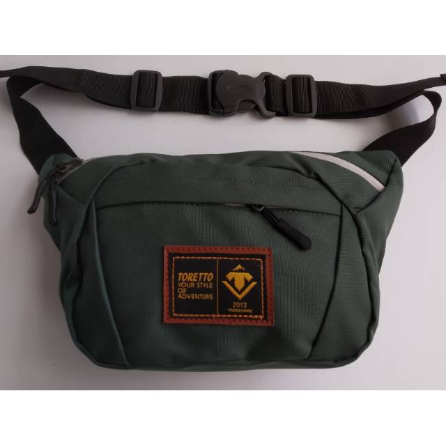 Waistbag cowok tas selempang pria distro TORETTO