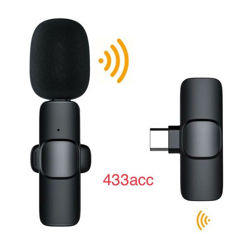 wireless microphone Portable Mini mic for iPhone Lighting Android live broadcast streaming