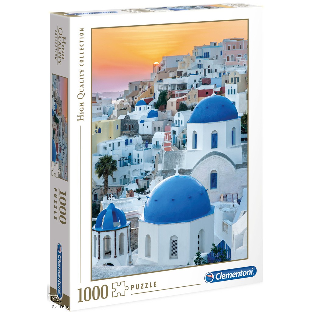 Jigsaw Puzzle: Clementoni - Santorini - 1000 Piece