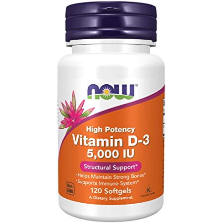 NOW Foods Vitamin D-3 D3 5000IU / 2000 IU / 1000 IU