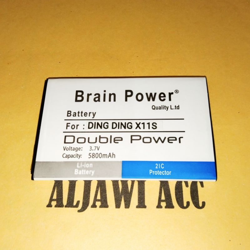 Baterai Bt Batre Battery Ding Ding X11S ( 8.5x5.5cm) Double Power Battery