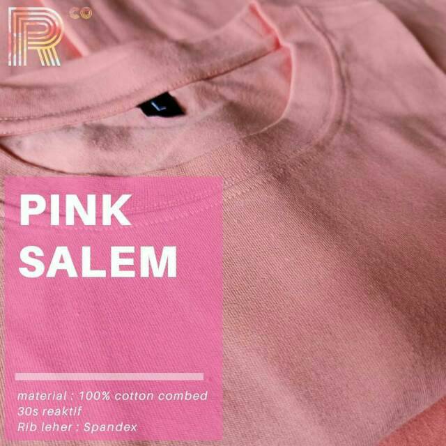 KAOS COTTON REACTIVE STANDARD DISTRO 30S 35K/LUSINAN KERAH ANTI MELAR SOFT COTTON