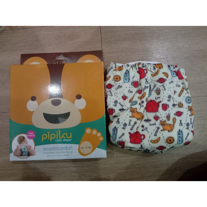 PIPIKU CLOTH DIAPER 3-12KG FREE INSERTS