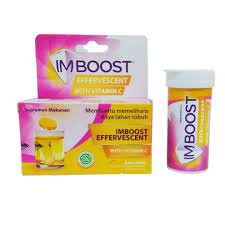 IMBOOST EFFERVESCENT WITH VIT C/ VIT DAYA TAHAN TUBUH