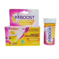 IMBOOST EFFERVESCENT WITH VIT C/ VIT DAYA TAHAN TUBUH