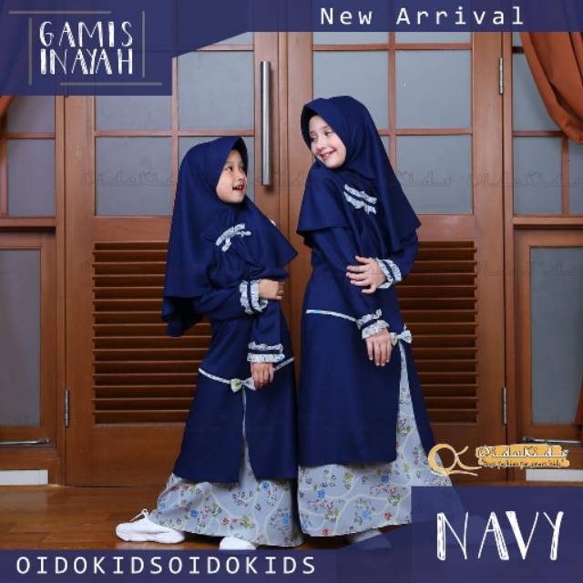 Gamis Anak Inayah Oidokids Orangetua Shopee Indonesia