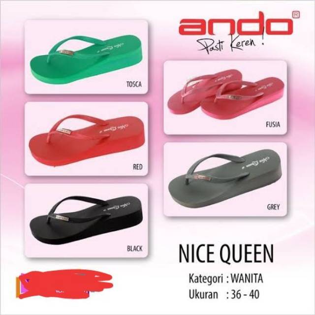 Sandal ando nice queen 02 - sandal ando cewek