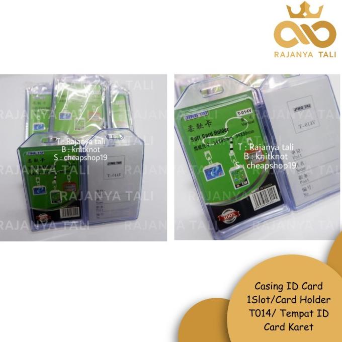 

Casing ID Card 1Slot/Card Holder T014/ Tempat ID Card Karet